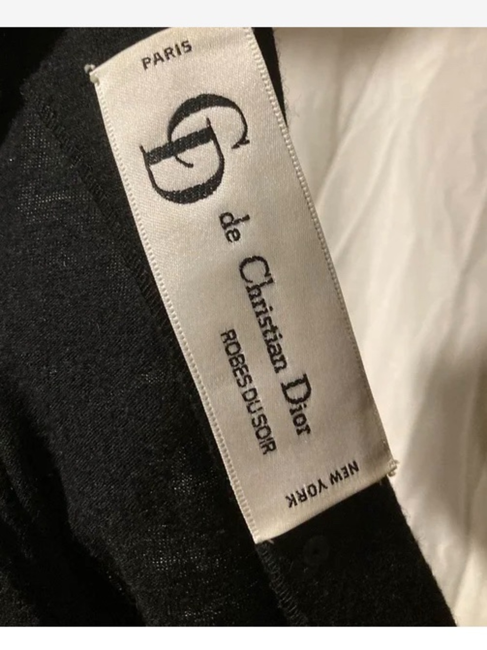 Dior Men’s Black Cardigan with Signature Label